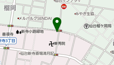 エアーズロックランドリー 仙台東口店の地図画像