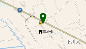 有限会社川入でんきの地図画像