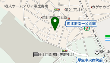 &Music(アンドミュージック)恵比寿の地図画像