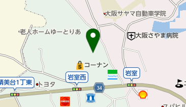 岩室コインランドリーの地図画像
