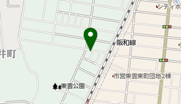 堺市の髪質改善専門店 Hair Leaf(ヘアーリーフ)の地図画像