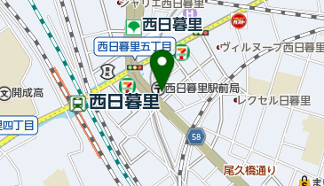 Evrika(エブリカ) 西日暮里校の地図画像