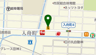 てて整骨院 岐阜入舟店の地図画像