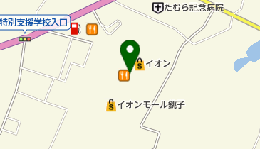 タニカワクリーニング イオンモール銚子店の地図画像