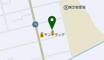 タニカワクリーニング ビッグハウス横芝店の地図画像