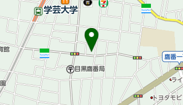 コインランドリーピエロ 166号 鷹番店の地図画像