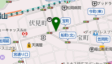 スマホ修理 iR福山店の地図画像