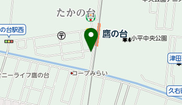 ヘアースペースクラウドナインの地図画像