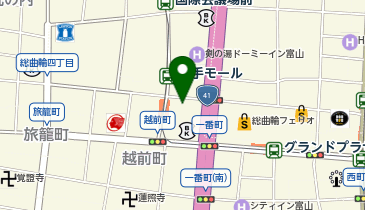 GINZA Gratia(ギンザ グラティア) 富山店の地図画像