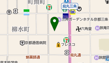 烏丸鍼灸整骨院の地図画像