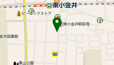 東小金井駅前整骨院の地図画像