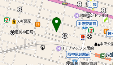 iPhone(アイフォン)修理戦隊スマレンジャー 尼崎店の地図画像