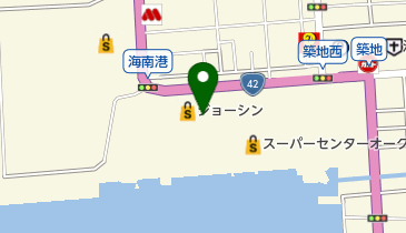 大型コインランドリーせんたくひつじ 海南店の地図画像