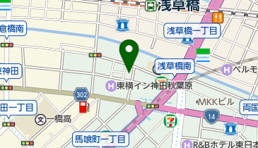 コインランドリーピエロ 180号 馬喰町店の地図画像