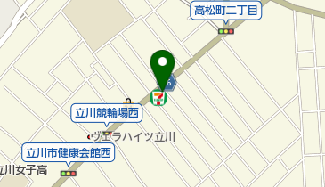 コインランドリーピエロ 235号 立川市高松町店の地図画像