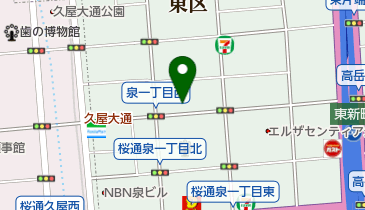 いずみの治療院の地図画像