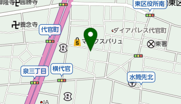 まちのコインランドリーせんたく上手 代官町店の地図画像