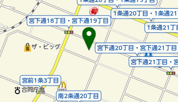 エックスモバイル 旭川店の地図画像
