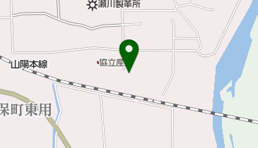 浦上製革所の地図画像