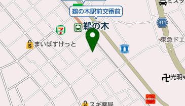 田村珠算学院 鵜ノ木教室の地図画像