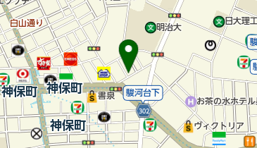 K STYLE HAIR STUDIO(ケー スタイル ヘアー スタジオ) 神保町店の地図画像