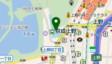 東京観光情報センター京成上野の地図画像
