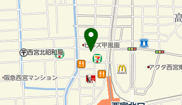 おとな美文字教室 西宮教室の地図画像