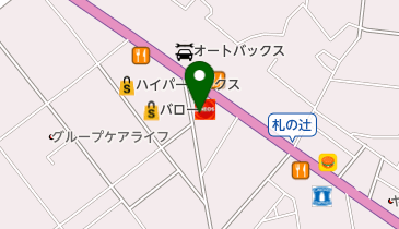 コインランドリー青空の地図画像