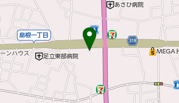 梅島ヨークフーズチャンスセンターの地図画像