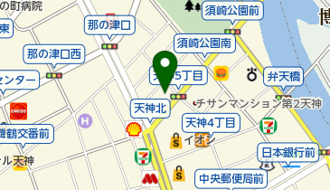 Body Hackers Lab(ボディ ハッカーズ ラボ) 天神・中洲川端店の地図画像