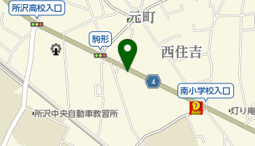 所沢接骨院の地図画像