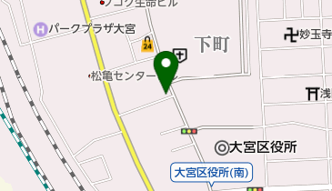 おおしま整骨院の地図画像