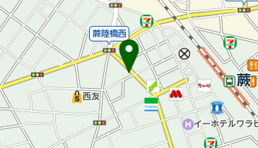 アオイノメガネの地図画像