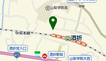 山梨学院本町けやき寮」(甲府市--〒400-0805)の地図/アクセス/地点情報