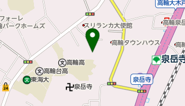 パークコート高輪ヒルトップレジデンスの地図画像