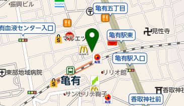 亀有駅北口から北千住駅前までのバス乗換案内 Navitim