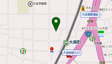 花曜荘 大田区 143 0015 の地図 アクセス 地点情報 Navitime