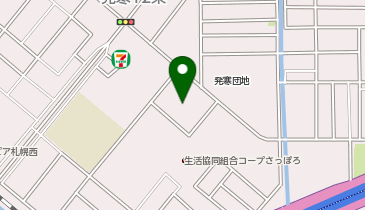 市営住宅発寒団地4号棟」(札幌市西区--〒063-0831)の地図/アクセス