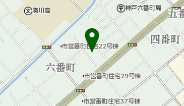 市営番町住宅33号棟」(神戸市長田区--〒653-0003)の地図/アクセス/地点