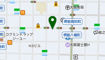 リーストラクチャー東心斎橋 大阪市中央区 542 00 の地図 アクセス 地点情報 Navitime