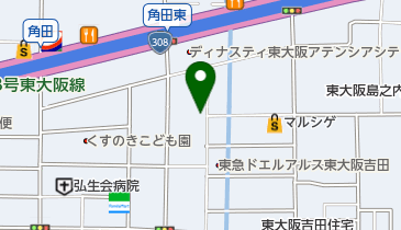 府営東大阪吉田住宅2号棟」(東大阪市--〒578-0981)の地図