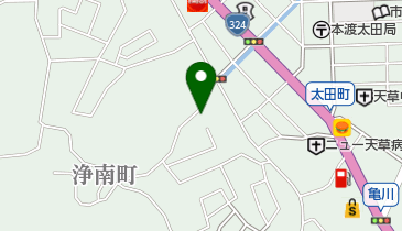 中山家具店製造工場の地図画像
