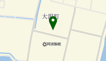阿波製紙(株)大潟工場の地図画像