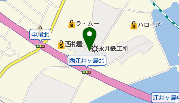 (株)田代鉄工所中尾工場の地図画像