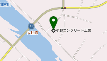 小野コンクリート工業(株)の地図画像