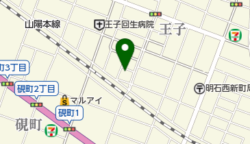 明石市王子倉庫の地図画像