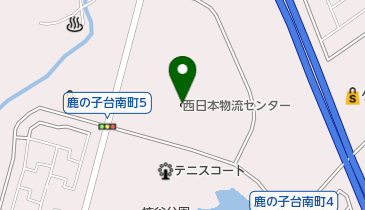 西日本物流センターの地図画像
