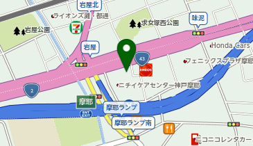 香西鍍金工業(株)の地図画像