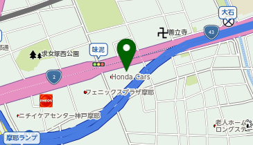 大窪精機工業(株)灘工場の地図画像