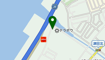 津田南町倉庫の地図画像